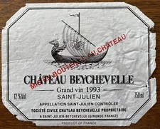 étiquette château beychevell d'occasion  Toul