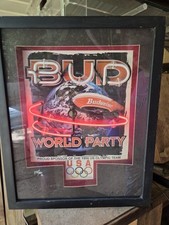 Neon budweiser olympic for sale  Carrollton
