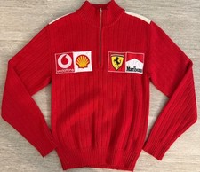 Roupas Fórmula 1 Ferrari Racing Marlboro suéter de malha concha quarto de zíper tamanho XL comprar usado  Enviando para Brazil