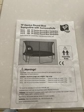 Trampoline genius round for sale  SLOUGH