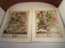Par Vintage de Estampas Litho de Arte Arthur Kaplan Maio Setembro Flores comprar usado  Enviando para Brazil