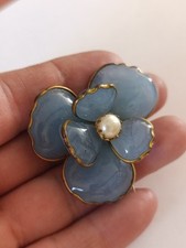 Broche fleur métal d'occasion  Frejus