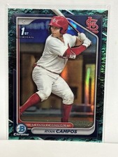 Ryan Campos 2024 Bowman Chrome 1º refrator lunar /125 #BDC-156 Cardinals, usado comprar usado Ryan Campos 2024 Bowman Chrome 1º refrator lunar /125 #BDC-156 Cardinals, usado comprar usado  Enviando para Brazil