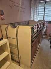 Kinderhochbett leiter weiß gebraucht kaufen  Berlin