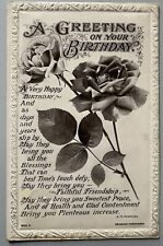 Postcard birthday greetings for sale  BALLYMONEY