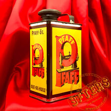 Máquina de costura vintage PFAFF lata de óleo recipiente 1lt alemão estanho metal lubrificador adereço comprar usado  Enviando para Brazil