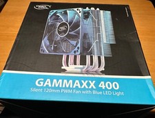 Cooler de CPU DeepCool GAMMAXX 400 com ventilador LED azul. Nova caixa aberta comprar usado  Enviando para Brazil