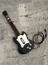 Controle PlayStation preto Guitar Hero LIMPO (PS2, com fio) “Red Octane” NÃO TESTADO comprar usado  Enviando para Brazil