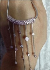Collier swarovski pampille d'occasion  Expédié en Belgium