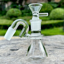 Mini apanhador de cinzas de vidro seco 14mm 45° cachimbo de água para fumar bong com narguilé tigela narguilé shisha comprar usado  Enviando para Brazil