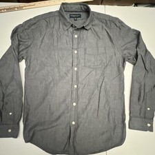 Camisa masculina Aeropostale manga longa pequena cinza algodão casual, usado comprar usado  Enviando para Brazil