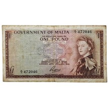 Malta banconota pound usato  Roma