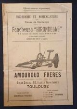 Catalogue amouroux freres d'occasion  Moulins