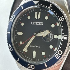 Relógio Citizen masculino calendário Eco-Drive prata aço inoxidável 43 mm AW1761-89L comprar usado  Enviando para Brazil