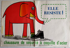 Affiche originale chaussure d'occasion  Chartres