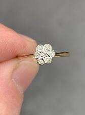 diamond daisy ring for sale  BRIGHTON