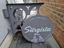 Metal shop sign for sale  LONDON