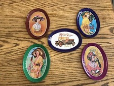 Four vintage oval for sale  Mora