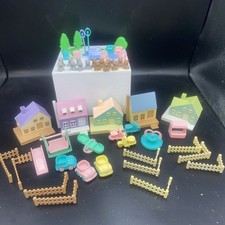 77 peças Teddy’s Wonderland Vintage 1990’s Bears House Playground Home Mini Playset, usado comprar usado  Enviando para Brazil