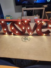 Distressed red metal for sale  Kankakee