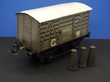 HORNBY SERIES 1931 O GAUGE FOLHA DE FLANDRES Nº0 GW VAN DE TRÁFEGO DE LEITE + 3 CHURNS de lata de leite comprar usado  Enviando para Brazil