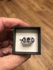 Aaa tanzanite sterling for sale  NORWICH