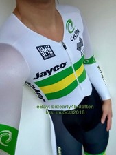 Jayco Santini Austrália OZ TT Trisuit Skinsuit Speedsuit Ciclo Elastano Masculino P comprar usado  Enviando para Brazil