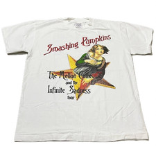 Camisa vintage Smashing Pumpkins The Mellon Collie Infinite Sadness Tour tamanho G REIMPRESSÃO comprar usado  Enviando para Brazil