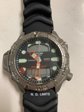 Relógio masculino Citizen Aqualand duplex feito de titânio quartzo C506-S016088 comprar usado  Enviando para Brazil