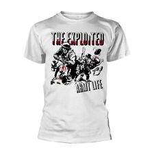 The Exploited : ARMY LIFE (Branca) NOVA CAMISETA *Oficial * NOVA E PREÇO DE VENDA, usado comprar usado  Enviando para Brazil