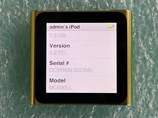 Używany, Apple iPod Nano 6. generacji A1366 8GB MC690LL *Czytaj* | AP783 na sprzedaż  Wysyłka do Poland