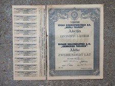 Aktie 1924 rigaer gebraucht kaufen  Hirschhorn (Neckar)