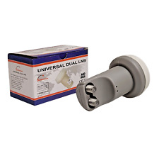 Usado, Receptor de TV via satélite universal duplo LNB KU banda LNBF FTA linear HD pronto 2 portas comprar usado  Enviando para Brazil