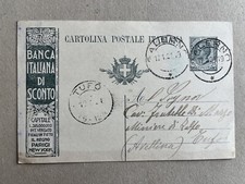Intero postale regno usato  Saronno