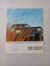 Brochure opel kapitan d'occasion  Louviers
