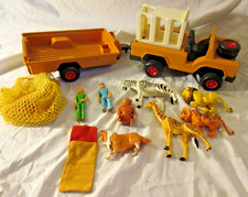 Vintage Fisher Price Adventure People Animal Selvagem Safari Jeep Pessoas Gaiola Animal comprar usado  Enviando para Brazil