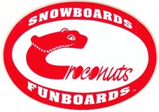 Autocollant snowboards croconu d'occasion  Riedisheim