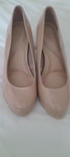 Dune nude wedges for sale  CALDICOT