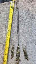 Necklace earring set for sale  SALFORD