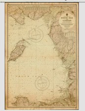 Vintage admiralty chart. for sale  GULLANE