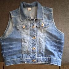 ärmellose jeansjacke mädchen gebraucht kaufen  Vohenstrauß