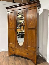 Edwardian mahogany inlaid for sale  WREXHAM