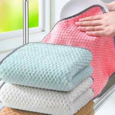 Toalha de cozinha diária pano antiaderente limpeza a óleo espessado cor aleatória comprar usado  Enviando para Brazil