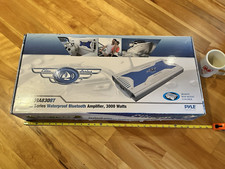Amplificador Pyle Marine impermeável Bluetooth 8 canais 3000 watts RMS PLMRA830BT nova caixa aberta comprar usado  Enviando para Brazil
