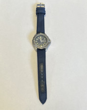 Usado, Breitling Colt A57035 relógio robô mostrador azul couro/alça 38 mm funciona comprar usado  Enviando para Brazil
