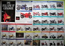 Suzuki brochure 1993 for sale  LICHFIELD