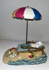 Suporte Yankee Candle Tealight cadeira de praia de resina e guarda-chuva verão náutico comprar usado  Enviando para Brazil