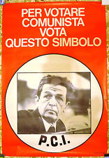 Manifesto elettorale originale usato  Castellammare del Golfo
