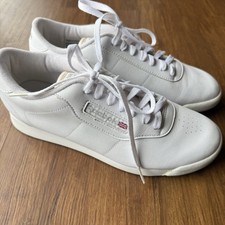 Usado, Tênis Reebok clássico princesa branco feminino 8 tênis com cadarço anos 80 anos 90 comprar usado  Enviando para Brazil