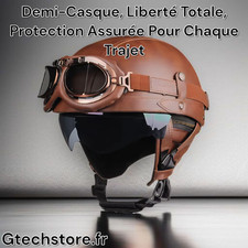 Casque moto rétro d'occasion  Port-la-Nouvelle